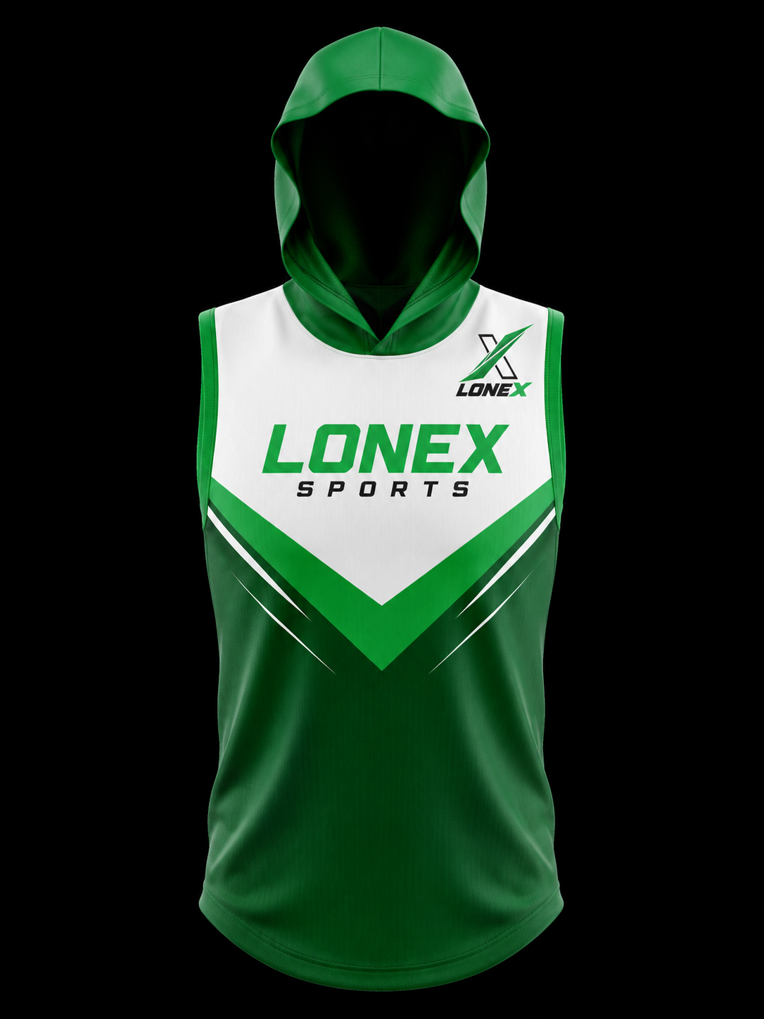 Custom Lonex Sleeveless Hoodie Shooting Shirt