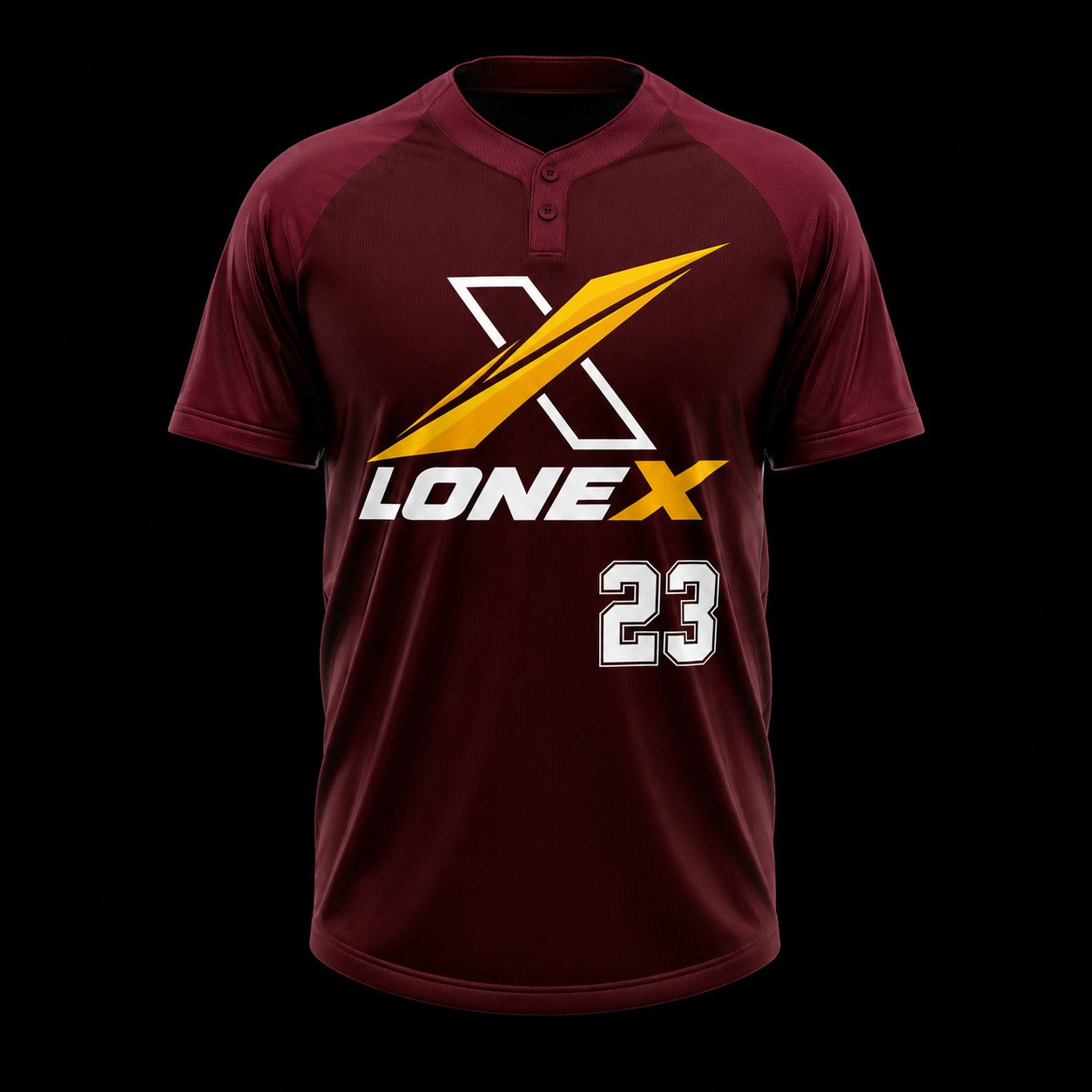 Custom Lonex 2-Button Baseball Jerseys